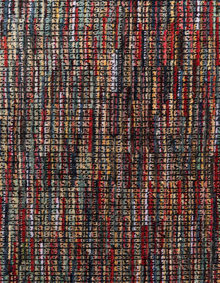 Detail image of  7' 9 x 10' 2  Hand Knotted Moroccan Wool Rug