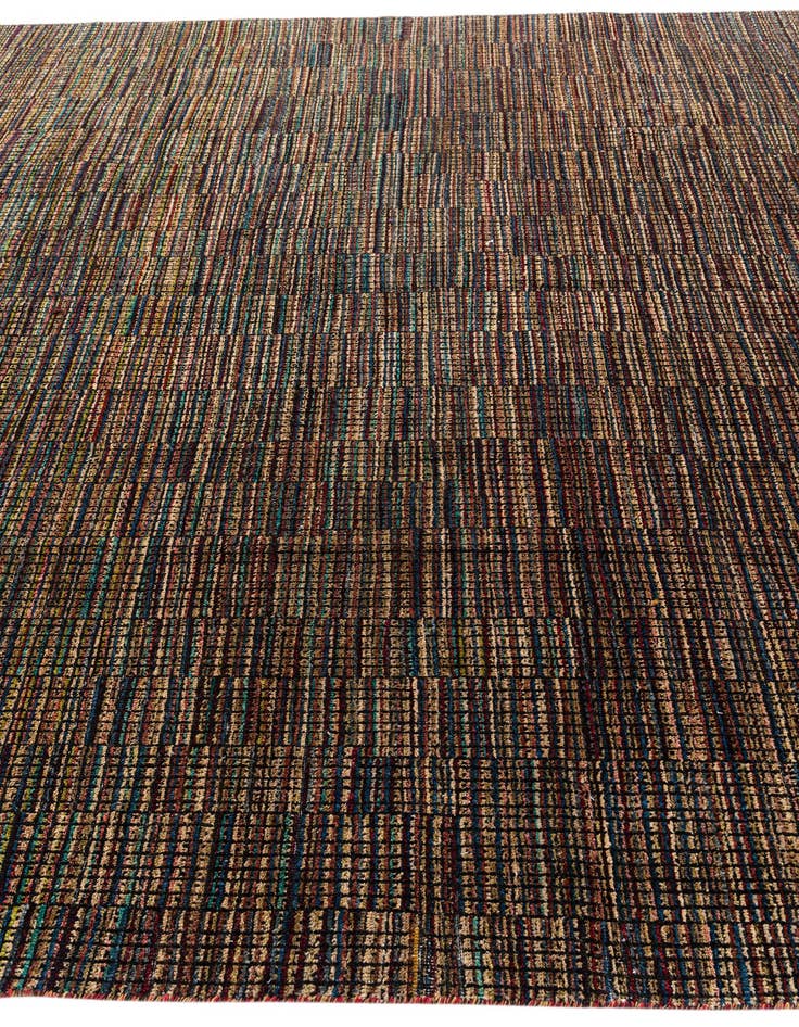 Detail image of  8' 10 x 11' 10  Hand Knotted Moroccan Wool Rug