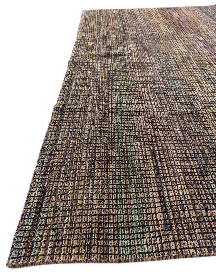 Detail image of  7' 8 x 9' 10  Hand Knotted Moroccan Wool Rug