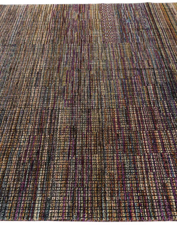Detail image of  7' 8 x 9' 10  Hand Knotted Moroccan Wool Rug