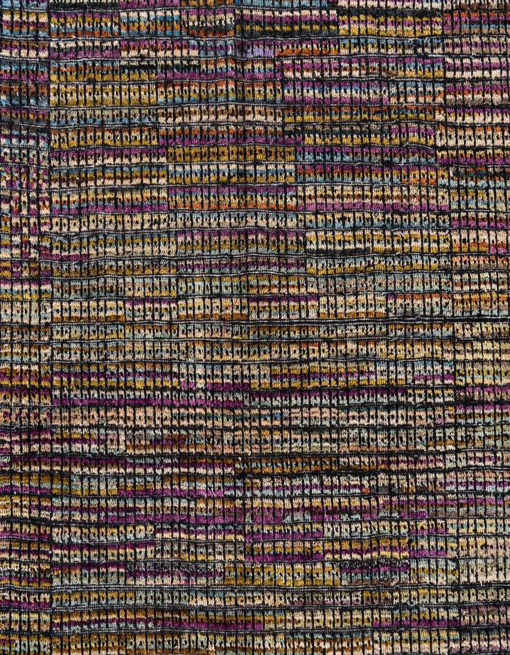 Detail image of  7' 8 x 9' 10  Hand Knotted Moroccan Wool Rug