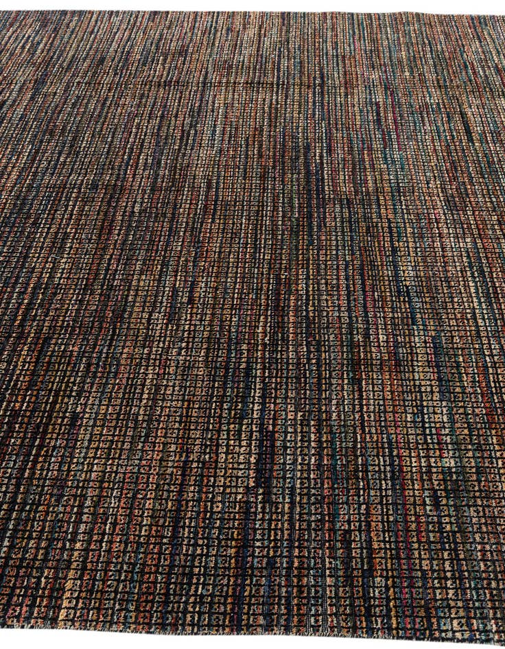 Detail image of  8' x 9'  Hand Knotted Moroccan Wool Rug