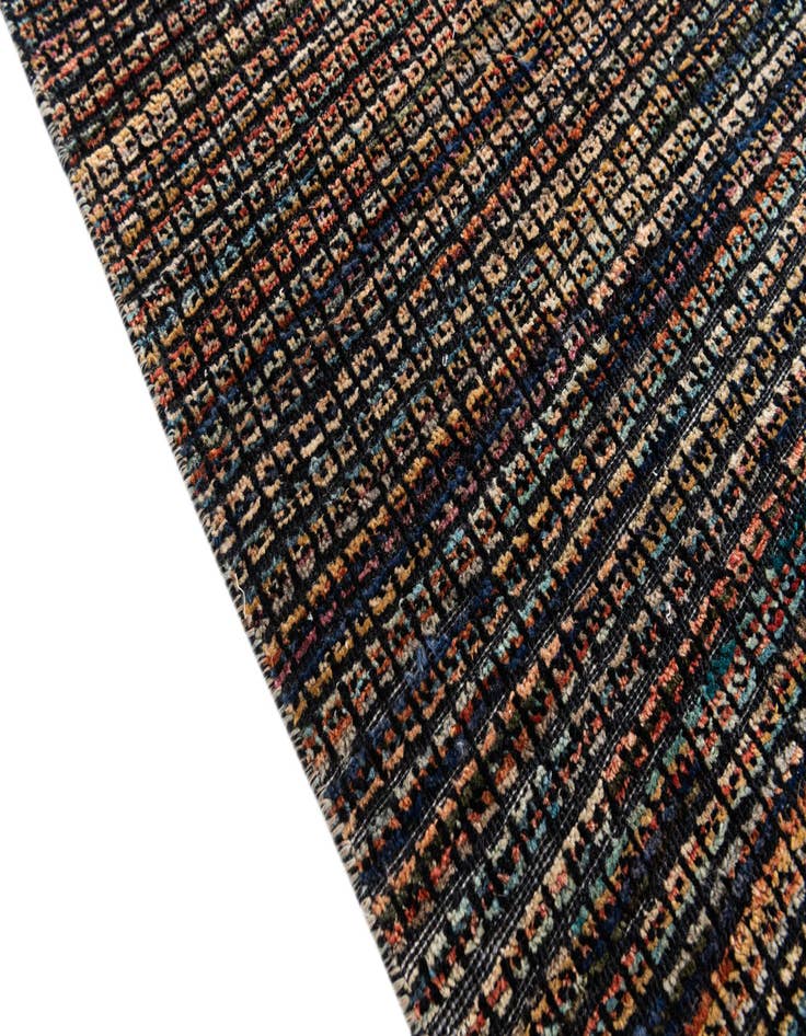 Detail image of  8' x 9'  Hand Knotted Moroccan Wool Rug