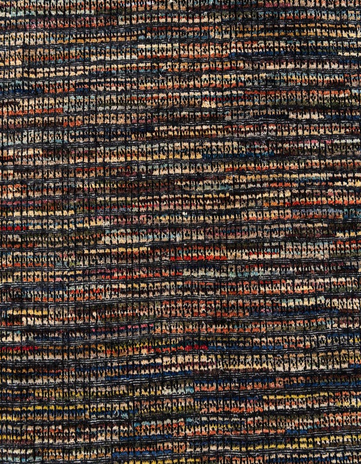 Detail image of  8' x 9'  Hand Knotted Moroccan Wool Rug
