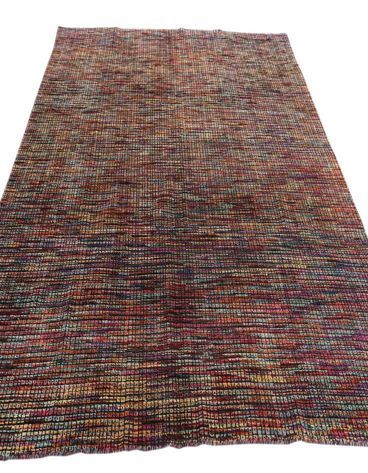 Detail image of  7' 10 x 10' 4  Hand Knotted Moroccan Wool Rug