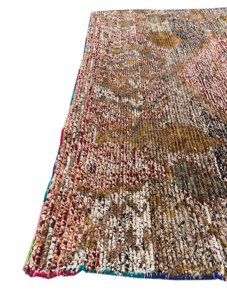 Detail image of  5' 1 x 7' 6  Hand Knotted Moroccan Wool Rug