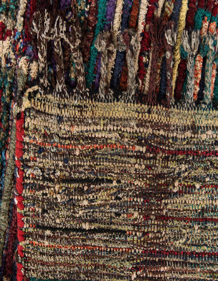 Detail image of  5' 4 x 8' 6  Hand Knotted Moroccan Wool Rug