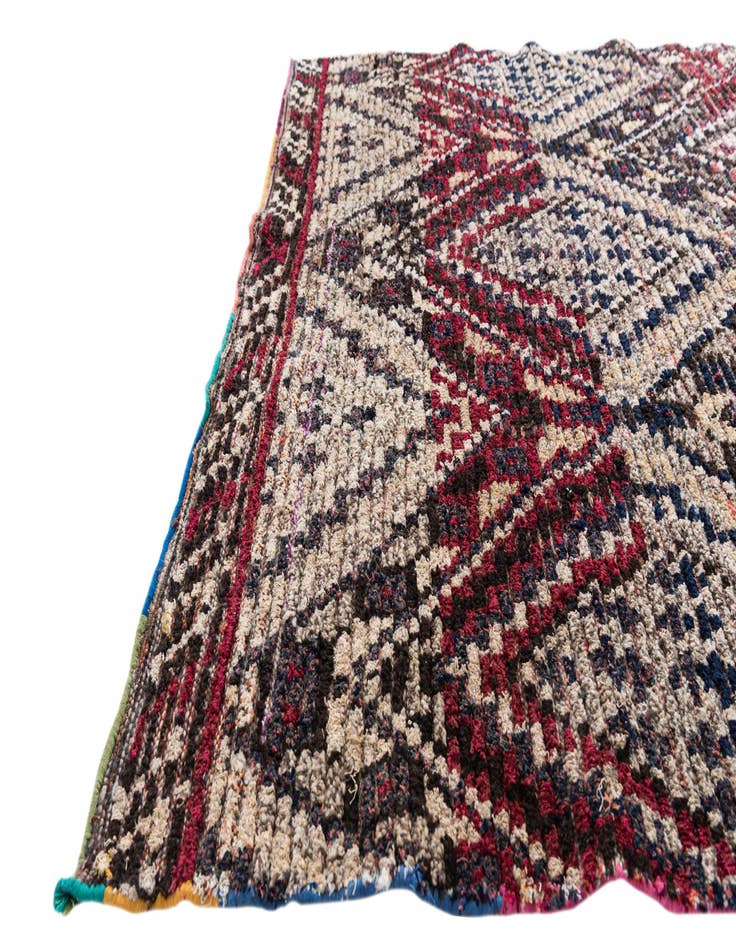 Detail image of  5' x 7' 8  Hand Knotted Moroccan Wool Rug