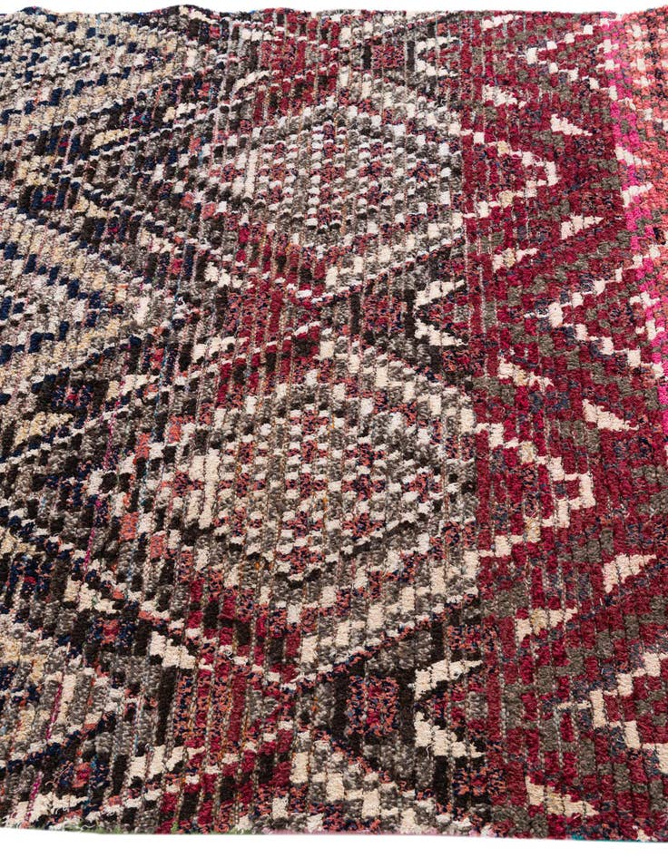 Detail image of  5' x 7' 8  Hand Knotted Moroccan Wool Rug