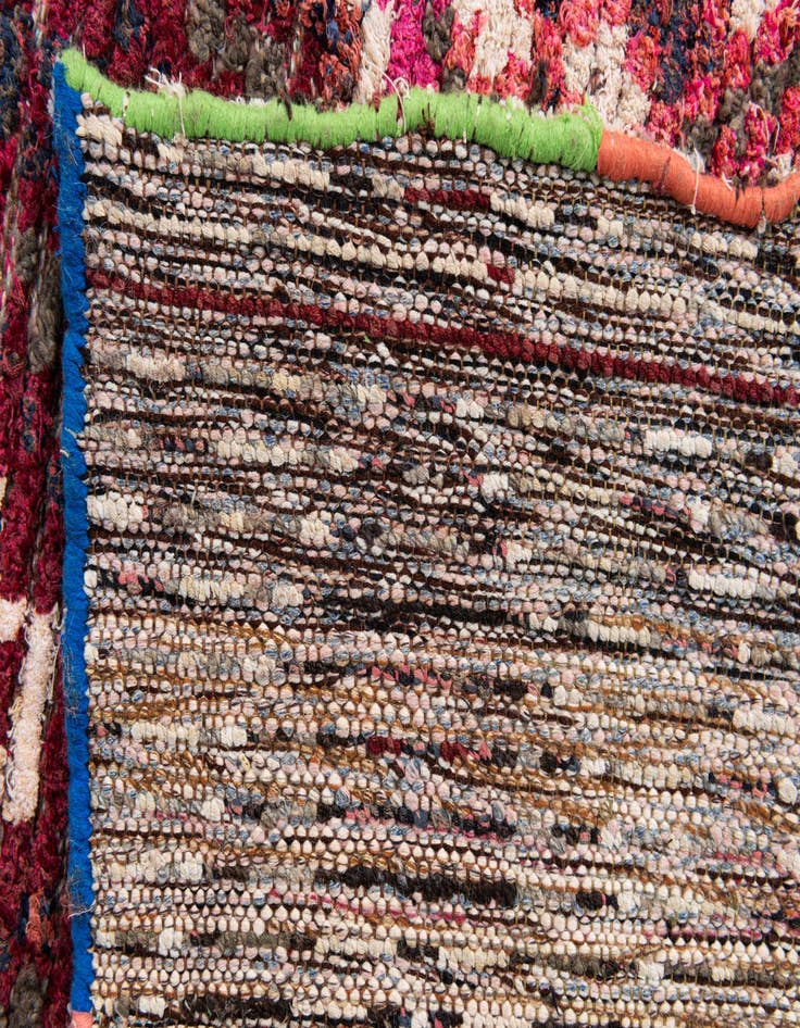 Detail image of  5' x 7' 8  Hand Knotted Moroccan Wool Rug