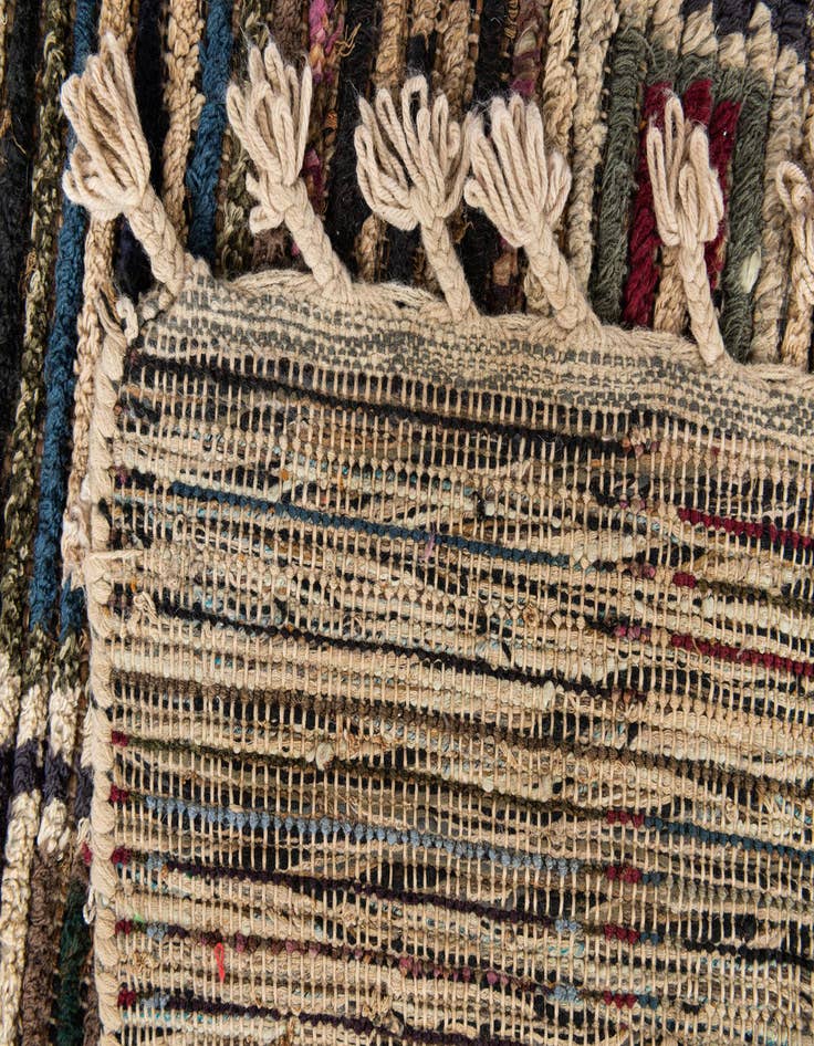 Detail image of  5' 4 x 8' 1  Hand Knotted Moroccan Wool Rug