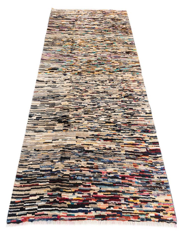 Detail image of  5' 7 x 8' 1  Hand Knotted Moroccan Wool Rug