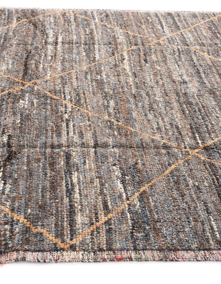 Detail image of  8' 1 x 11'  Hand Knotted Moroccan Wool Rug