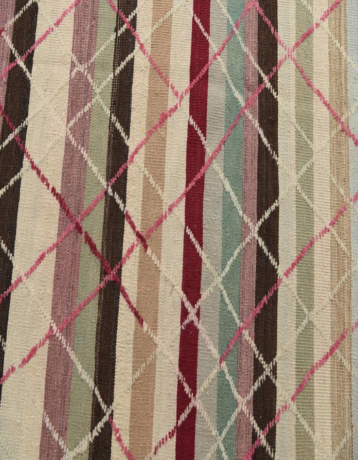 Detail image of  6' 3 x 10'  Hand Knotted Moroccan Wool Rug