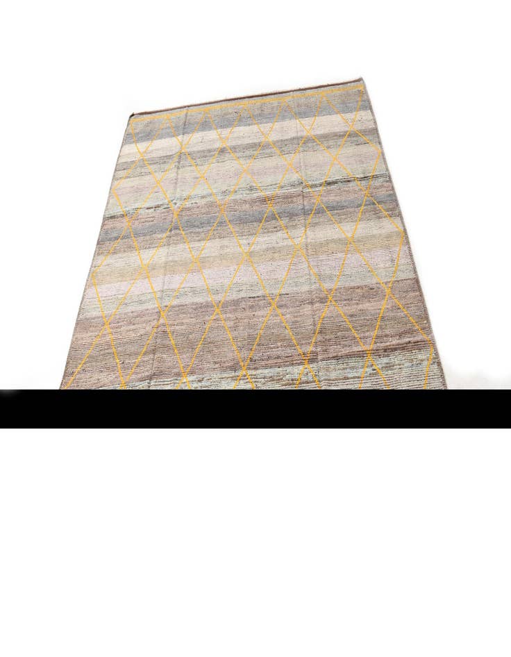 Detail image of  8' 3 x 10' 3  Hand Knotted Moroccan Wool Rug