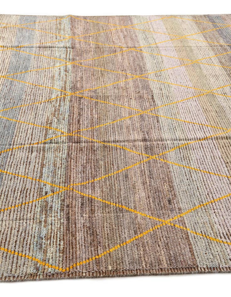 Detail image of  8' 3 x 10' 3  Hand Knotted Moroccan Wool Rug