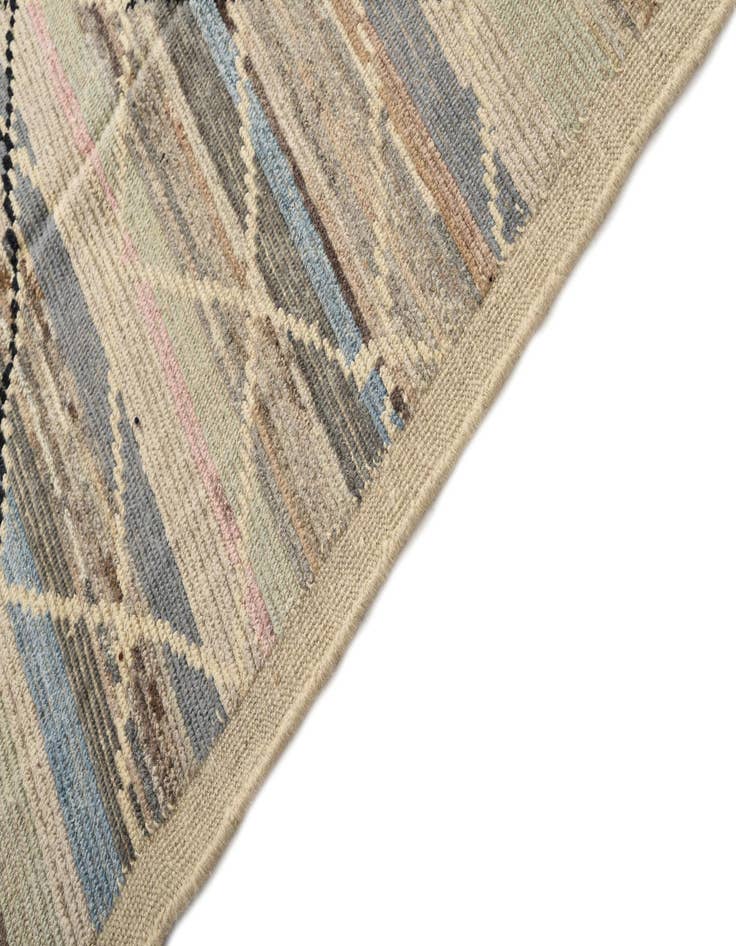 Detail image of  8' 2 x 10'  Hand Knotted Moroccan Wool Rug