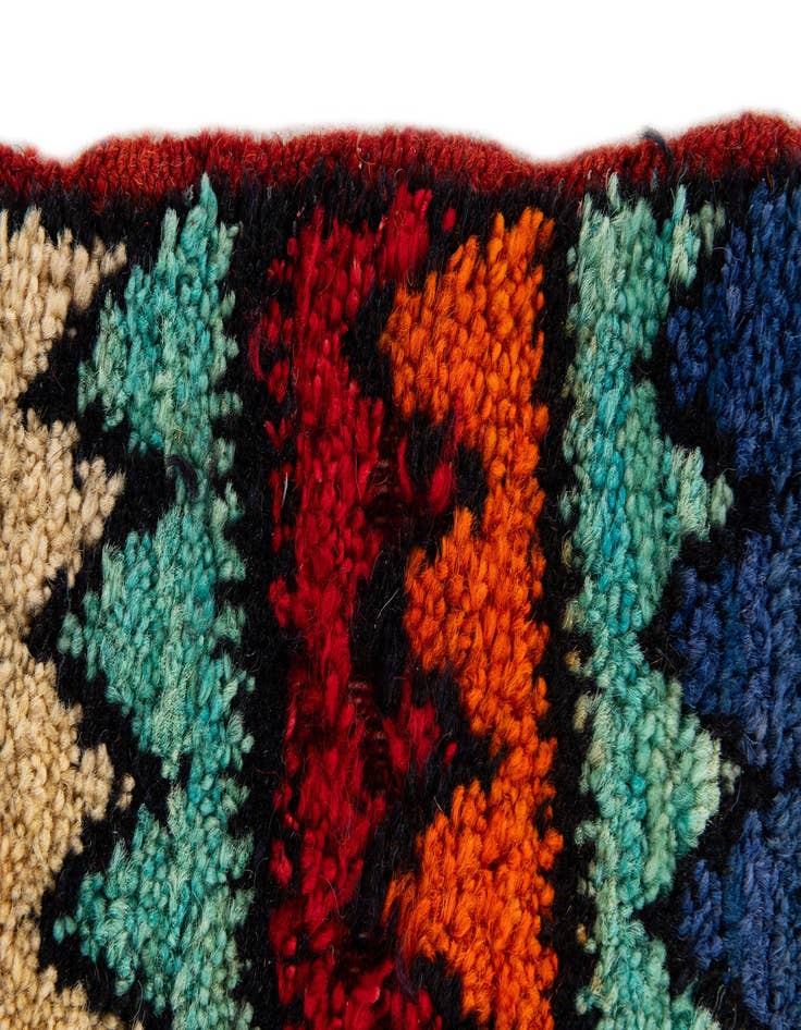 Detail image of  4' 2 x 5' 9  Hand Knotted Moroccan Wool Rug