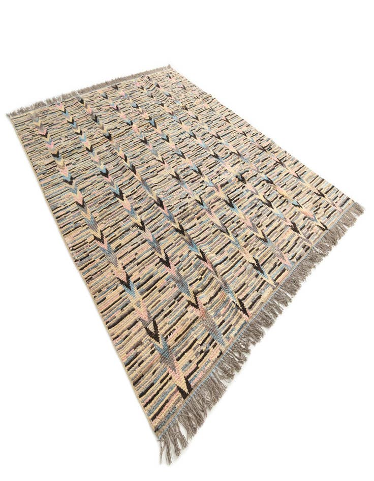 Detail image of  8' 9 x 10' 5  Hand Knotted Moroccan Wool Rug