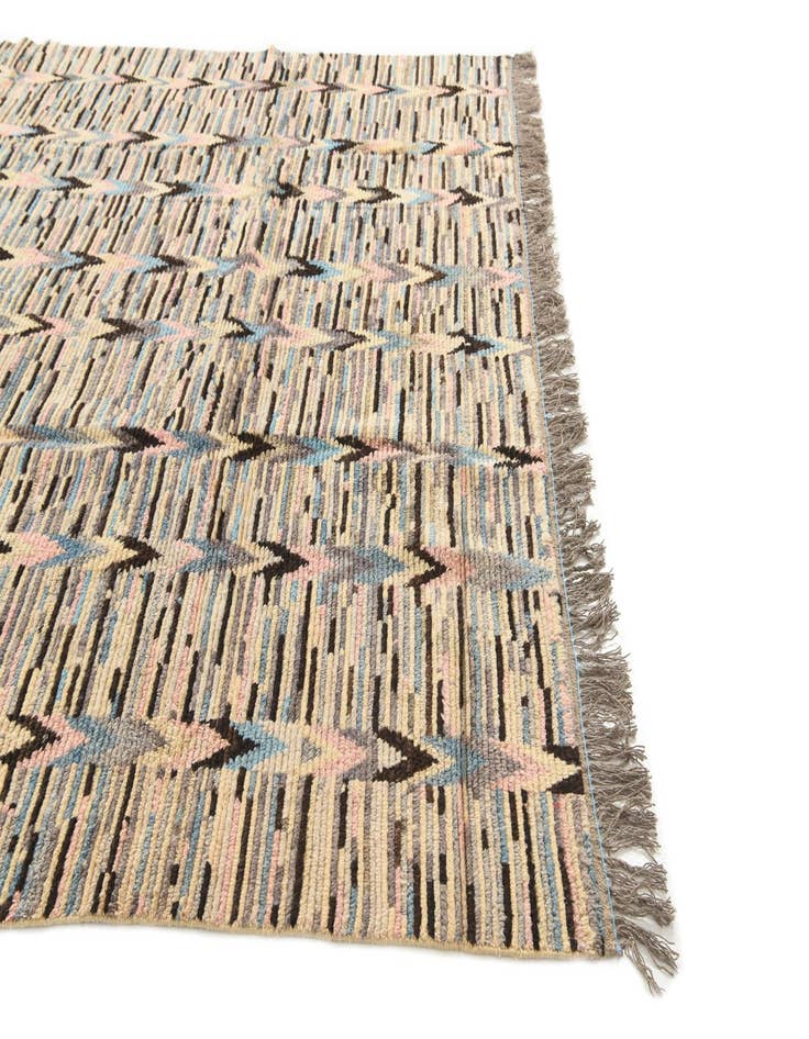 Detail image of  8' 9 x 10' 5  Hand Knotted Moroccan Wool Rug