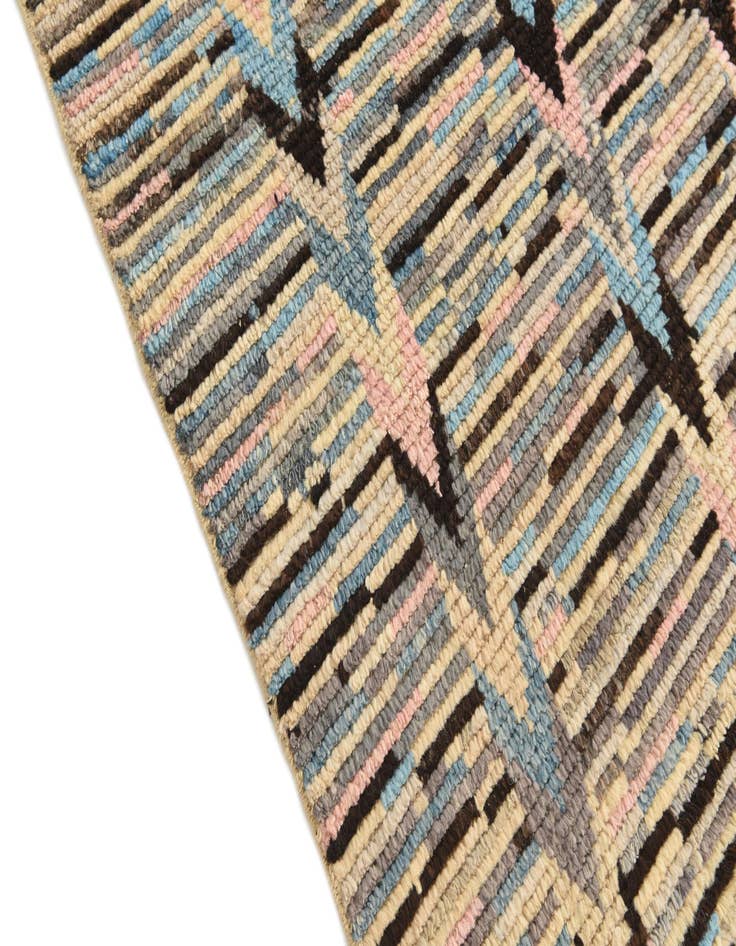 Detail image of  8' 9 x 10' 5  Hand Knotted Moroccan Wool Rug