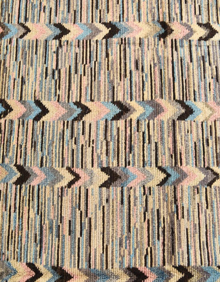 Detail image of  8' 9 x 10' 5  Hand Knotted Moroccan Wool Rug