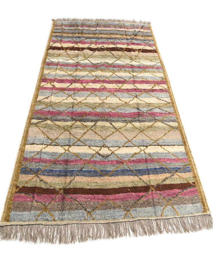 Detail image of  8' 7 x 10' 3  Hand Knotted Moroccan Wool Rug