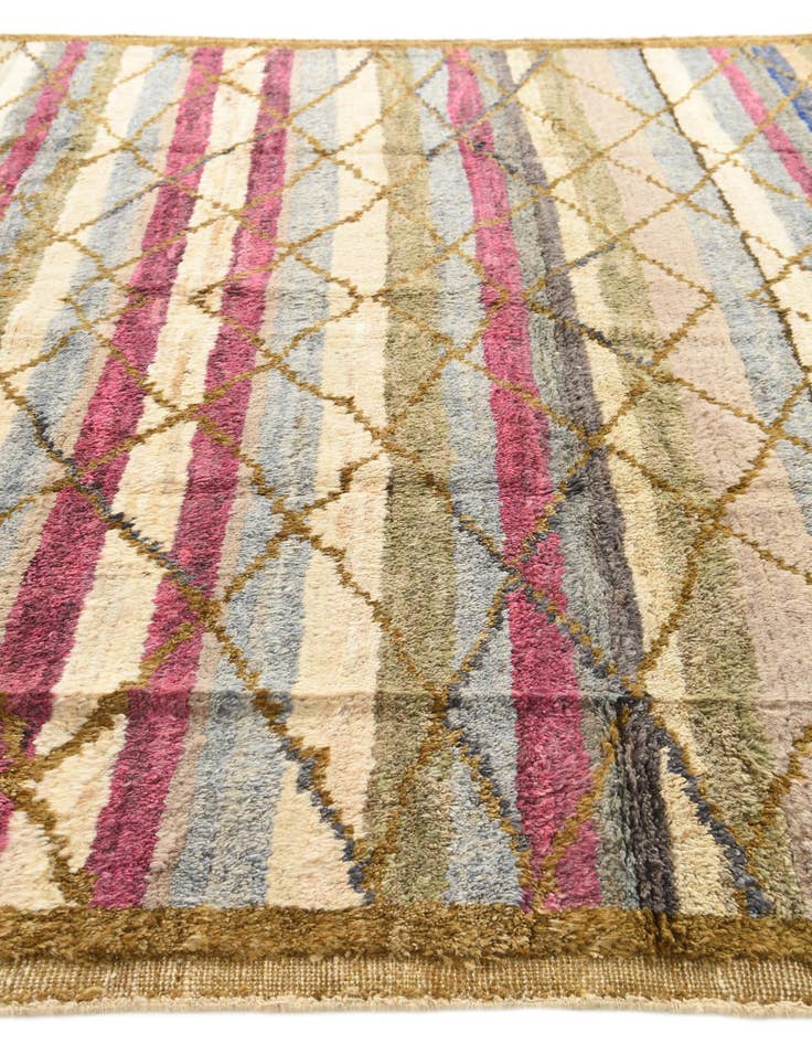 Detail image of  8' 7 x 10' 3  Hand Knotted Moroccan Wool Rug