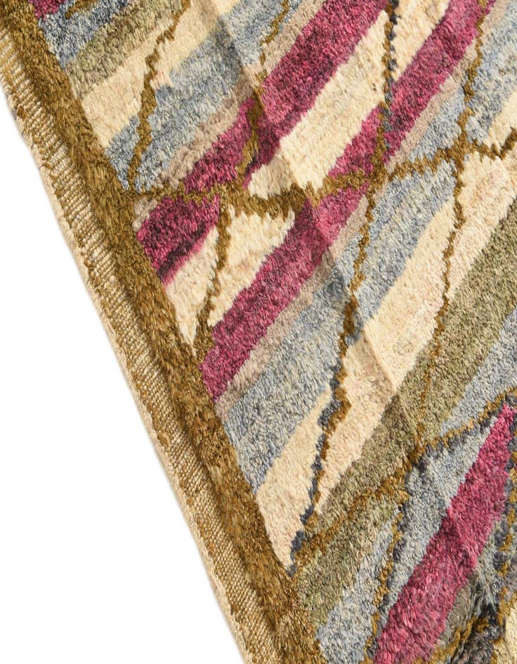 Detail image of  8' 7 x 10' 3  Hand Knotted Moroccan Wool Rug