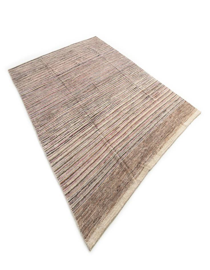 Detail image of  8' x 10'  Hand Knotted Moroccan Wool Rug