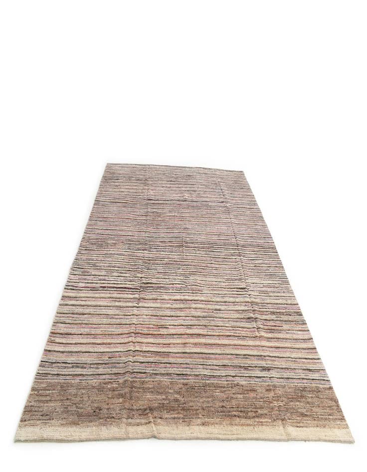 Detail image of  8' x 10'  Hand Knotted Moroccan Wool Rug