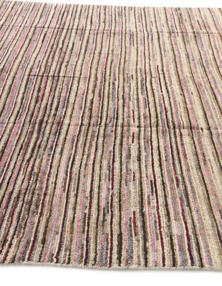 Detail image of  8' x 10'  Hand Knotted Moroccan Wool Rug