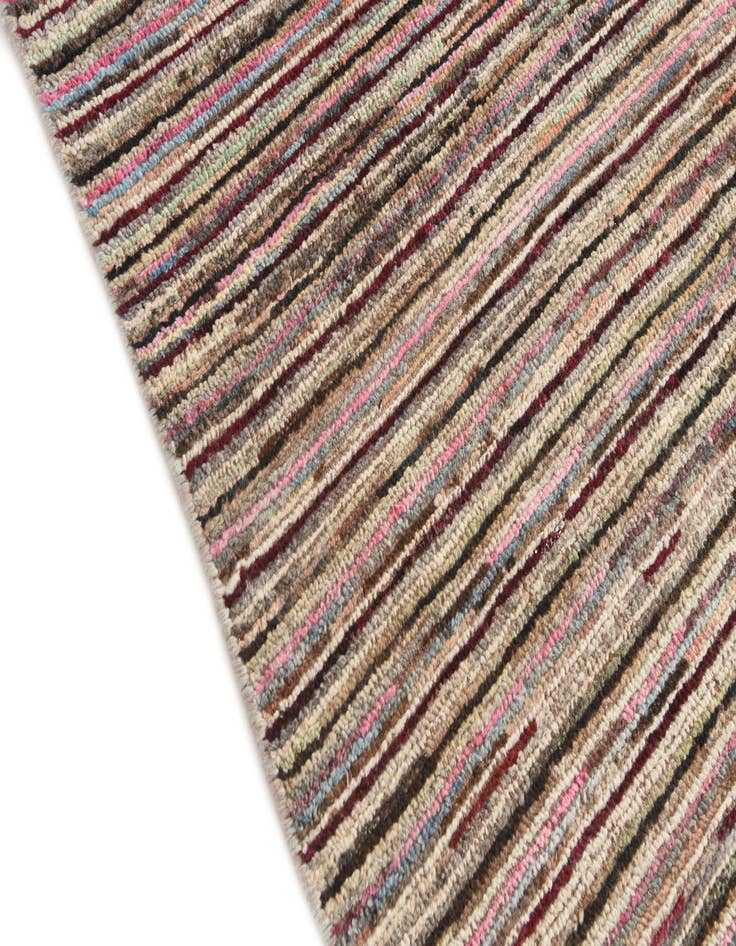 Detail image of  8' x 10'  Hand Knotted Moroccan Wool Rug