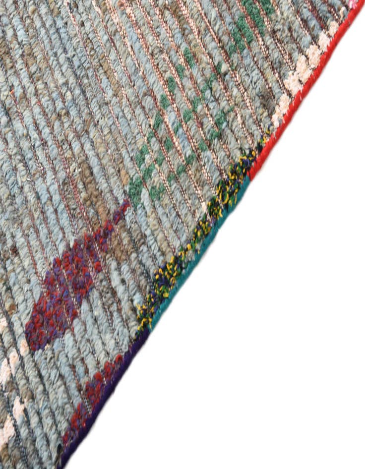 Detail image of  5' x 8'  Hand Knotted Moroccan Wool Rug