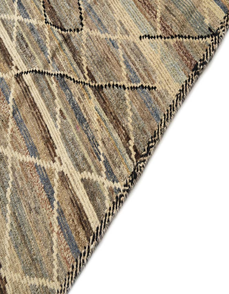 Detail image of 7' 10 x 10' 1 Hand Knotted Moroccan Wool Rug