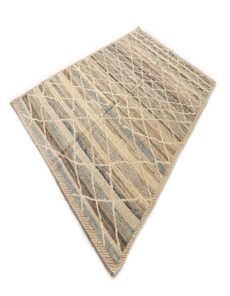 Detail image of  6' x 9' 4  Hand Knotted Moroccan Wool Rug