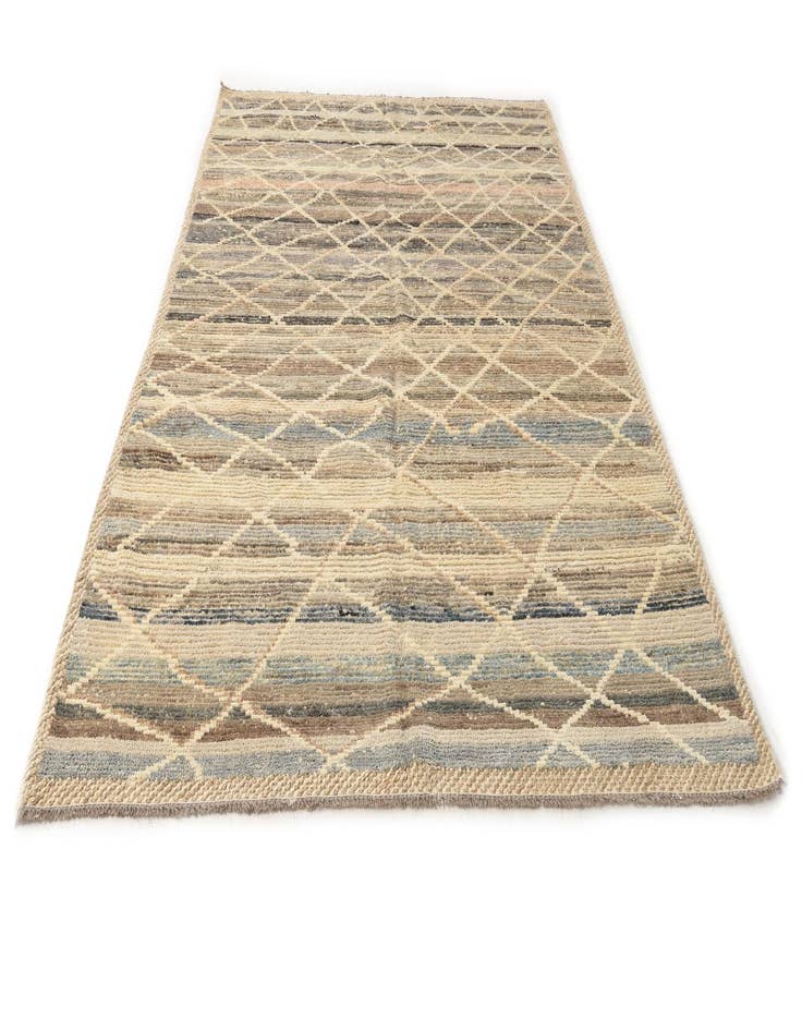 Detail image of  6' x 9' 4  Hand Knotted Moroccan Wool Rug