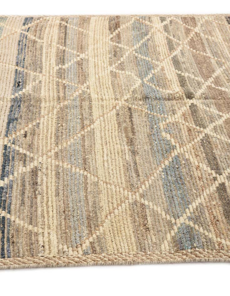 Detail image of  6' x 9' 4  Hand Knotted Moroccan Wool Rug