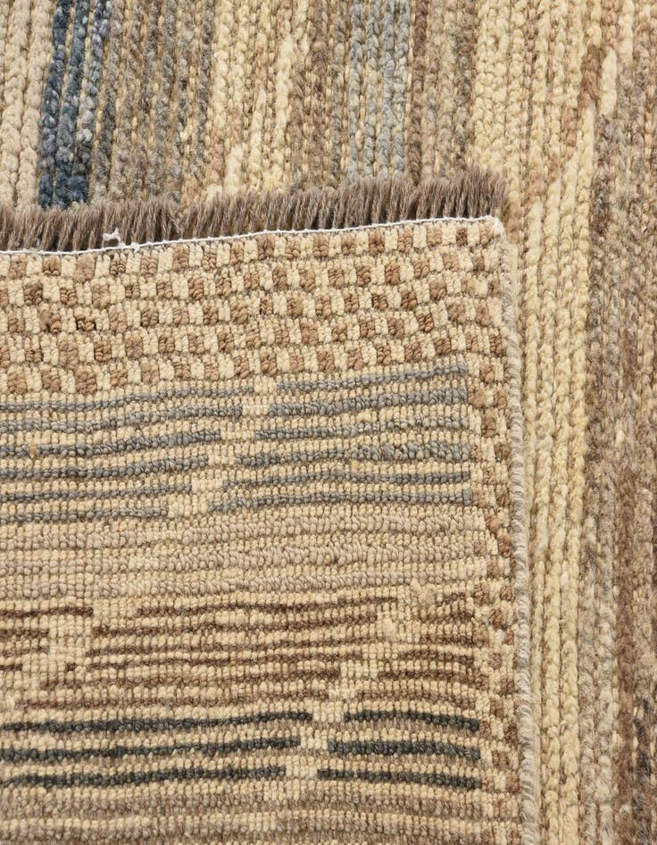 Detail image of  6' x 9' 4  Hand Knotted Moroccan Wool Rug