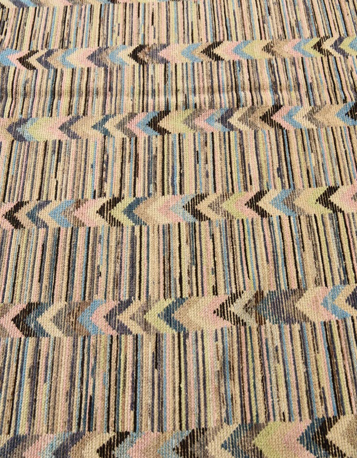 Detail image of  6' 7 x 9' 4  Hand Knotted Moroccan Wool Rug