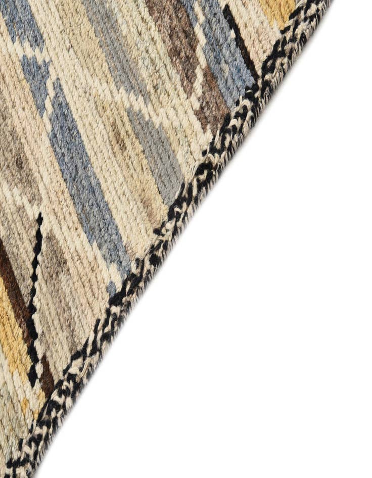 Detail image of  6' x 9' 8  Hand Knotted Moroccan Wool Rug