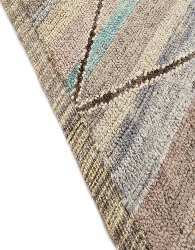 Detail image of  9' 2 x 11' 9  Hand Knotted Moroccan Wool Rug