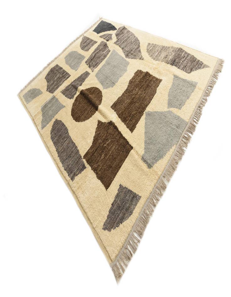 Detail image of  8' 4 x 10' 3  Hand Knotted Moroccan Wool Rug