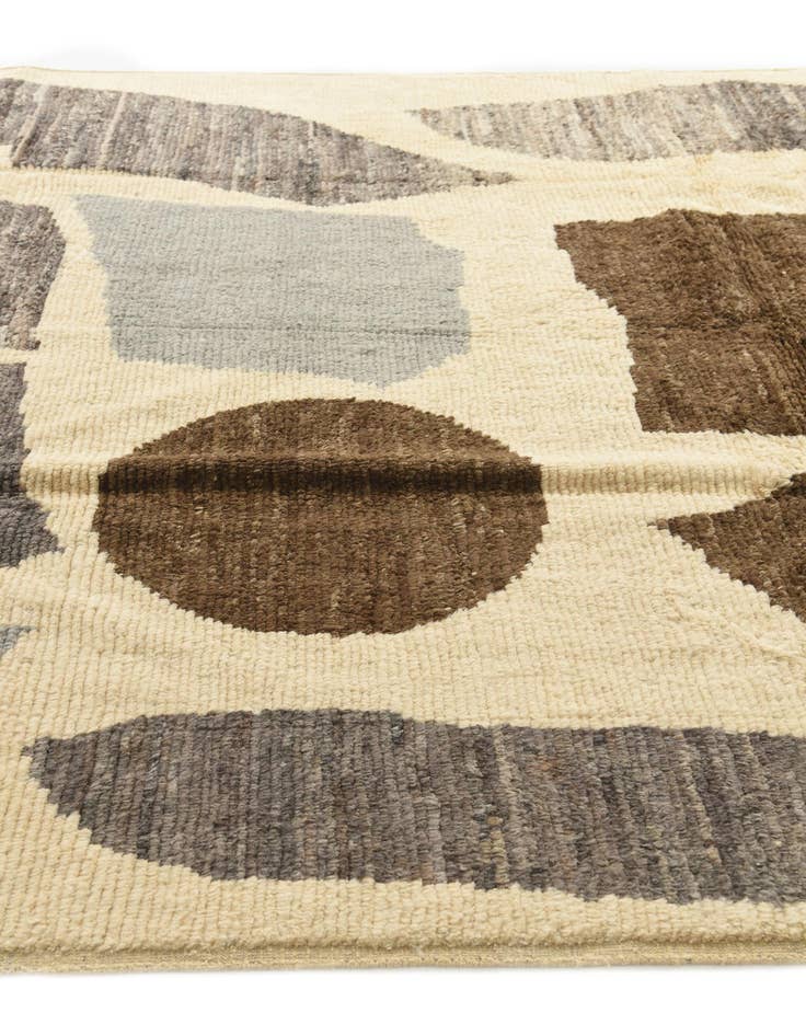 Detail image of  8' 4 x 10' 3  Hand Knotted Moroccan Wool Rug