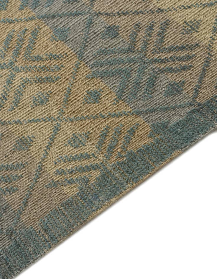 Detail image of  9' x 12' 4  Hand Knotted Moroccan Wool Rug