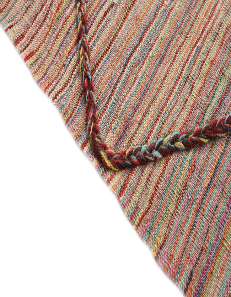 Detail image of  4' 9 x 6' 4  Hand Knotted Moroccan Wool Rug