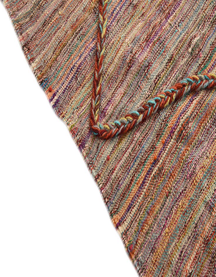 Detail image of  5' 4 x 7' 7  Hand Knotted Moroccan Wool Rug