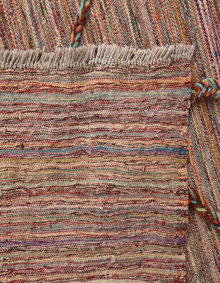 Detail image of  5' 4 x 7' 7  Hand Knotted Moroccan Wool Rug