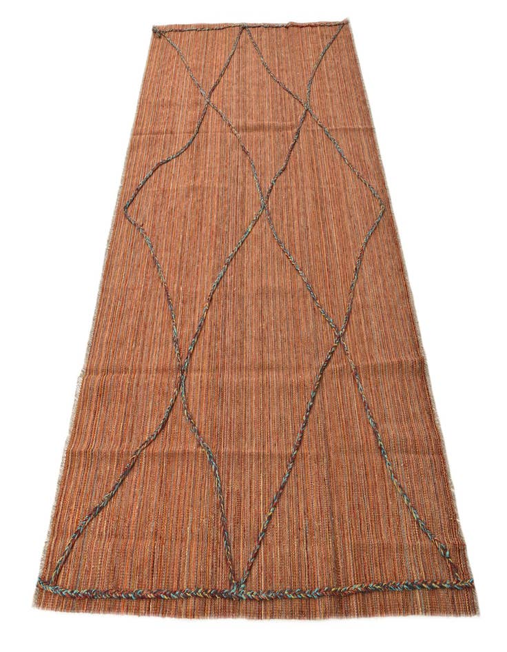 Detail image of  5' 4 x 8' 9  Hand Knotted Moroccan Wool Rug