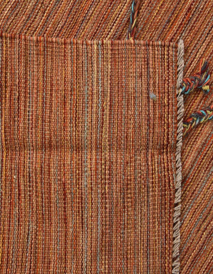 Detail image of  5' 4 x 8' 9  Hand Knotted Moroccan Wool Rug